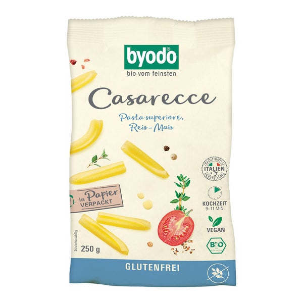 BYODO Casarecce, Reis-Mais 250 g