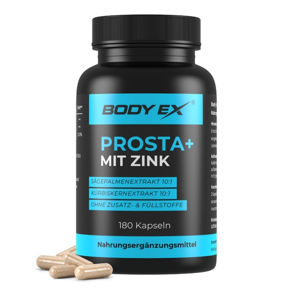 Body Ex® Prosta+ Kapseln mit  Zink, Sägepalme & Kürbiskern 101 g
