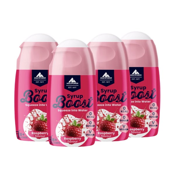 Multipower Syrup Boost Himbeere 4er Pack 4 St
