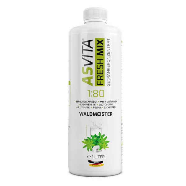 ASVita Fresh Mix Mineralgetränk 1/80 - Waldmeister 1 l