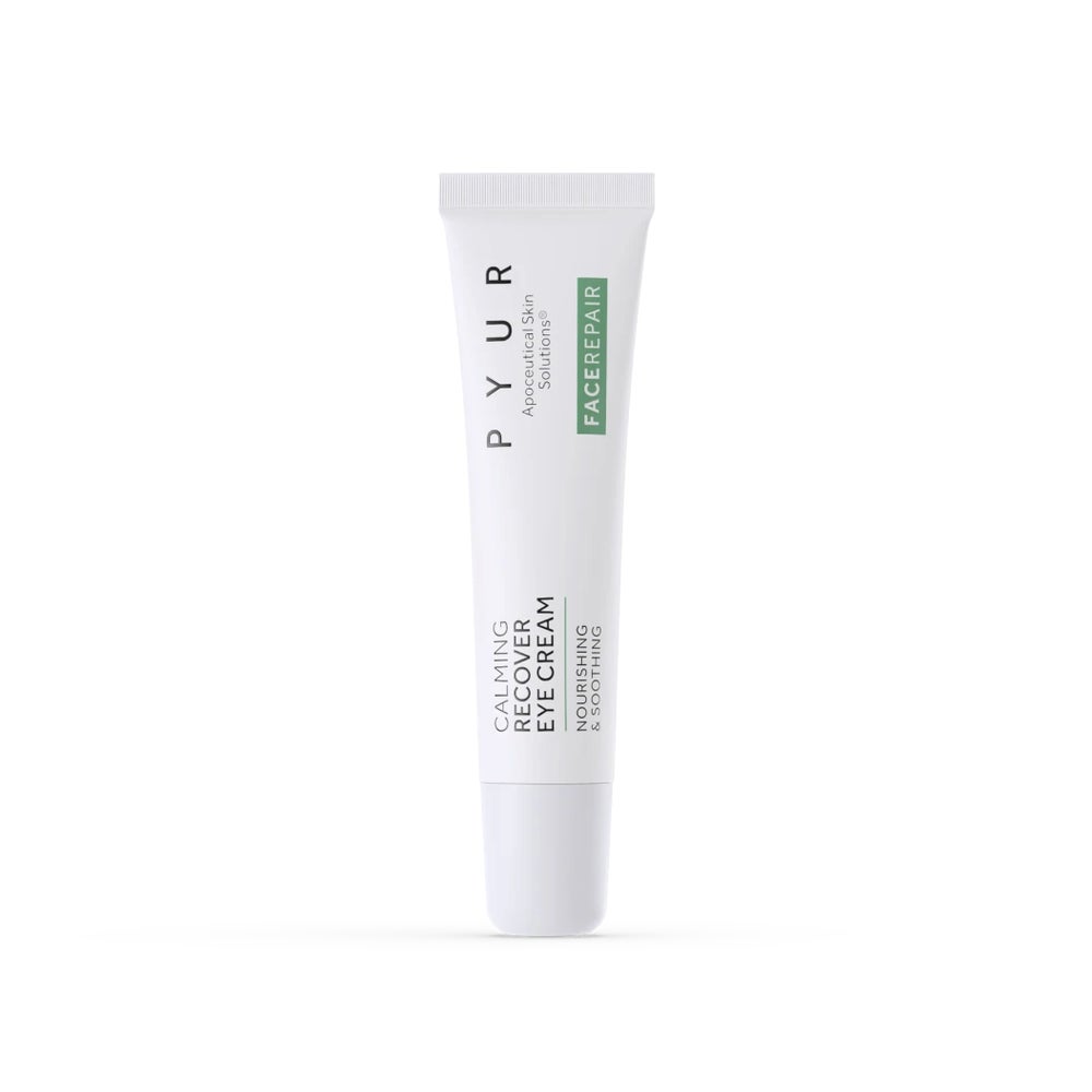 PYUR CALMING RECOVER EYE CREAM - Augencreme für irritierte und gestresste Haut 15 ml