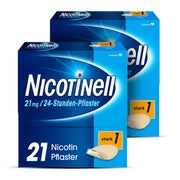 Produktabbildung: NICOTINELL 21 mg / 24-Stunden-Pflaster Doppelpack 2X21 St