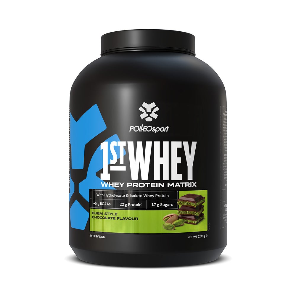 Polleo 1st Whey, 2,27 kg, Dubai Chocolate 2270 g