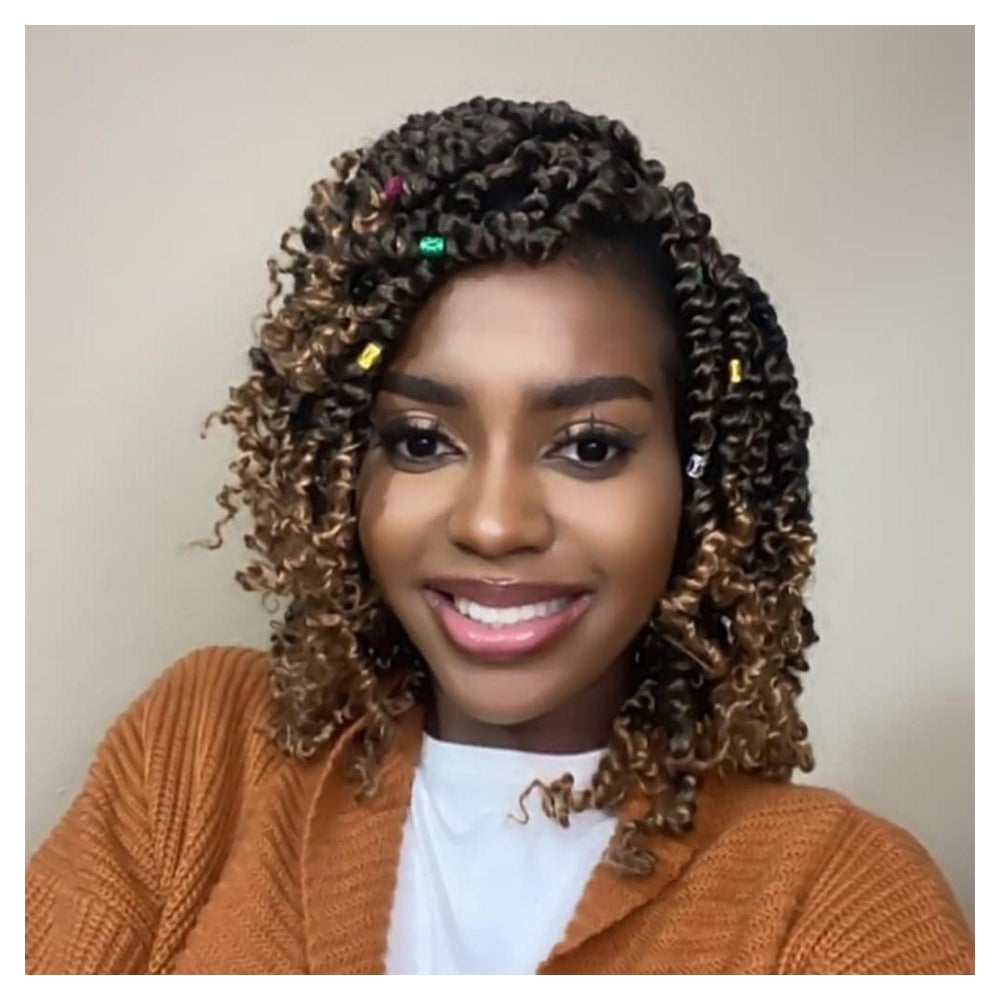 Haarverlängerung Passion Twist 25.4cm-10 Zoll (8er pack) T1B 1 St