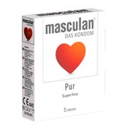 Produktabbildung: «Pur» superdünne Kondome, 53 mm, vegan, 3 Stück (3 Kondome) 3 St