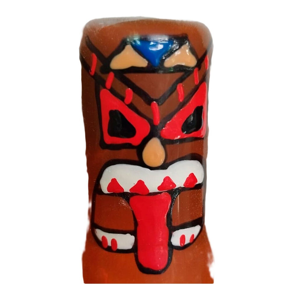 Scherzkondom «Tiki Totem» Accessoire polynesischem Charme (1 Stück) 1 St