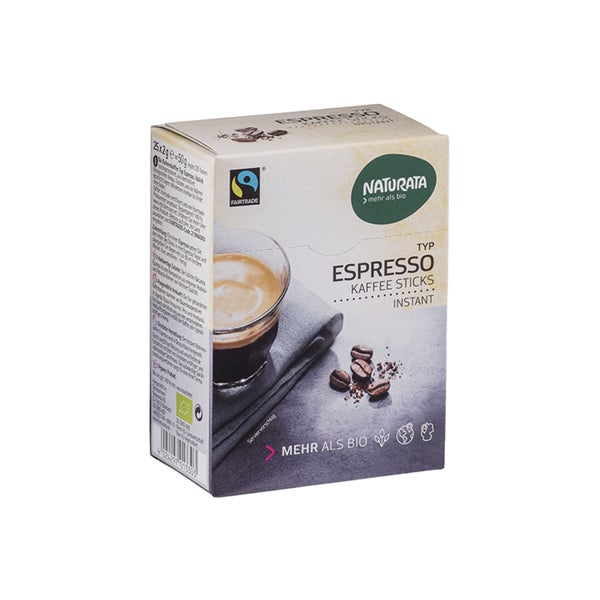 Naturata Bio Espresso Sticks Bohnenkaffee instant 25 x 2 g 2 g