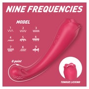 RO PLUS - G Punkt Vibrator mit vibrierende Zunge 1 St