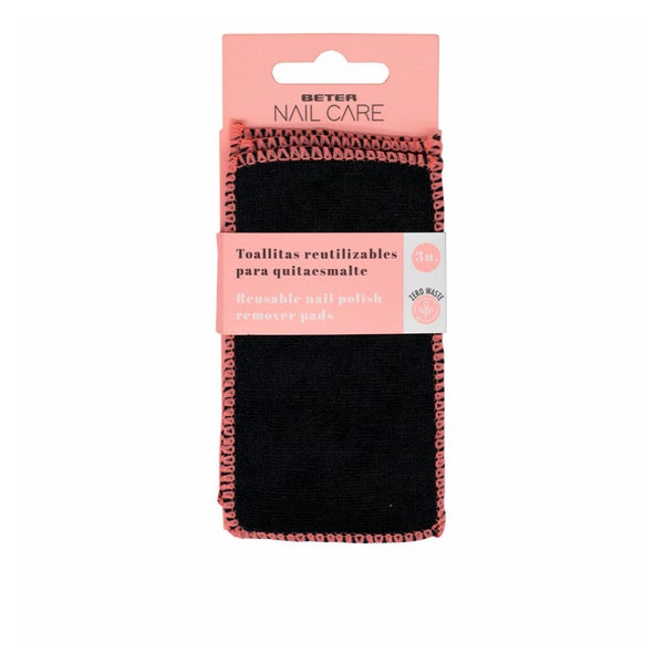 Beter Nail Care Toallitas Reutilizables Quitaesmaltes 3 U