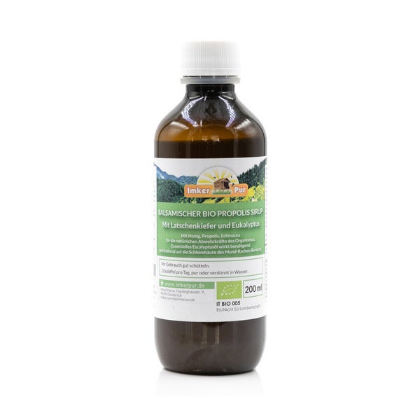 ImkerPur. Balsamischer Bio Propolis Sirup 200 ml