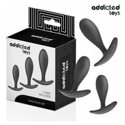 Addicted Toys - Kurviger Analplug aus Silikon Set