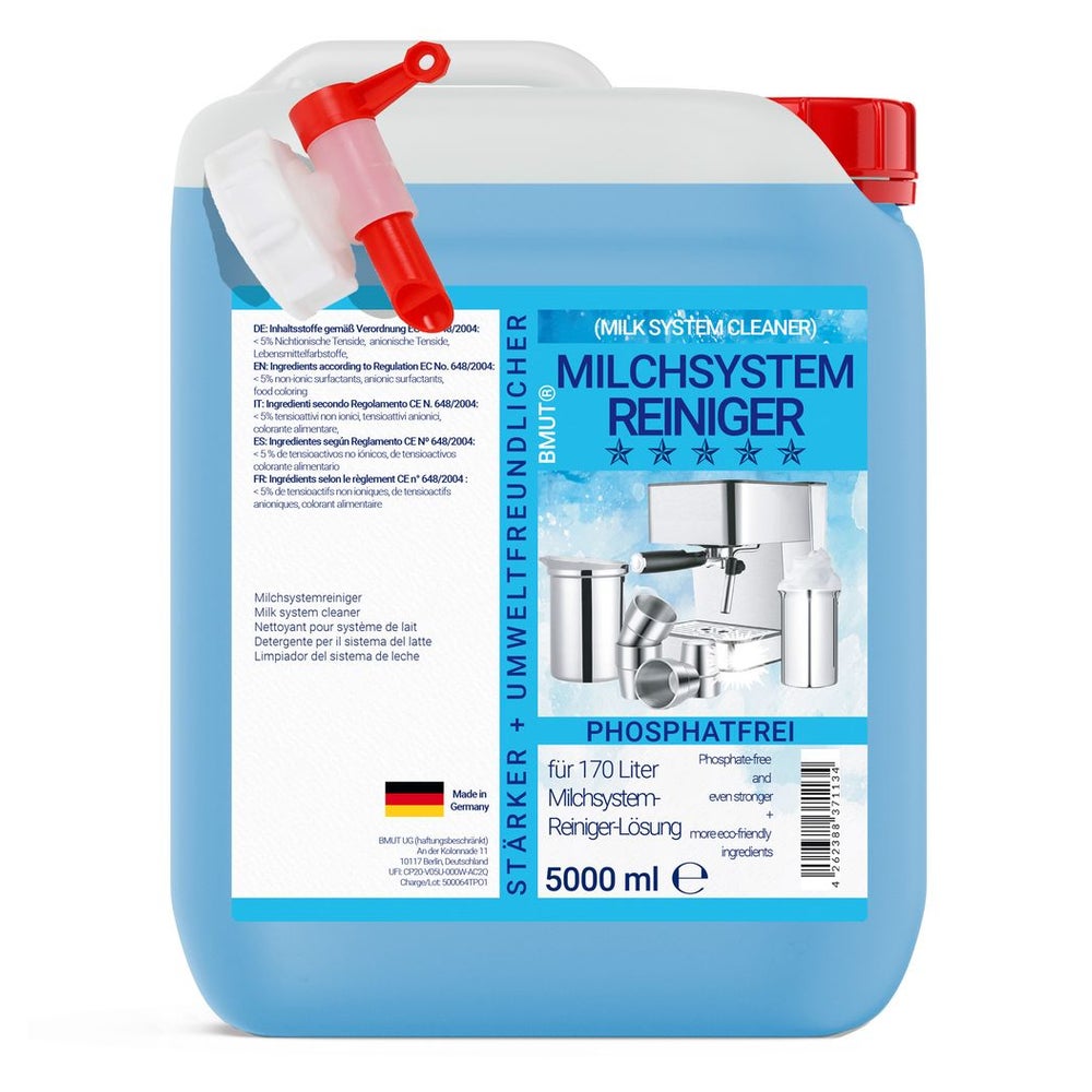 BMUT Milchsystemreiniger Konzentrat für Kaffeevollautomaten 5 l