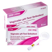 One+Step vaginaler ph-Test Gesundheitstest mit Referenzfarbkarte 5 St