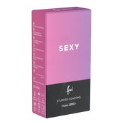 «Se*y» Kondome – Mit Perlnoppen, silikonbefeuchtet, 12 Stück (12 Kondome) 12 St