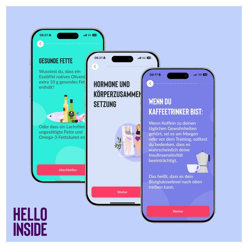 Hello Inside – Abnehmen und Blutzucker senken (App+2 Sensoren) online ...