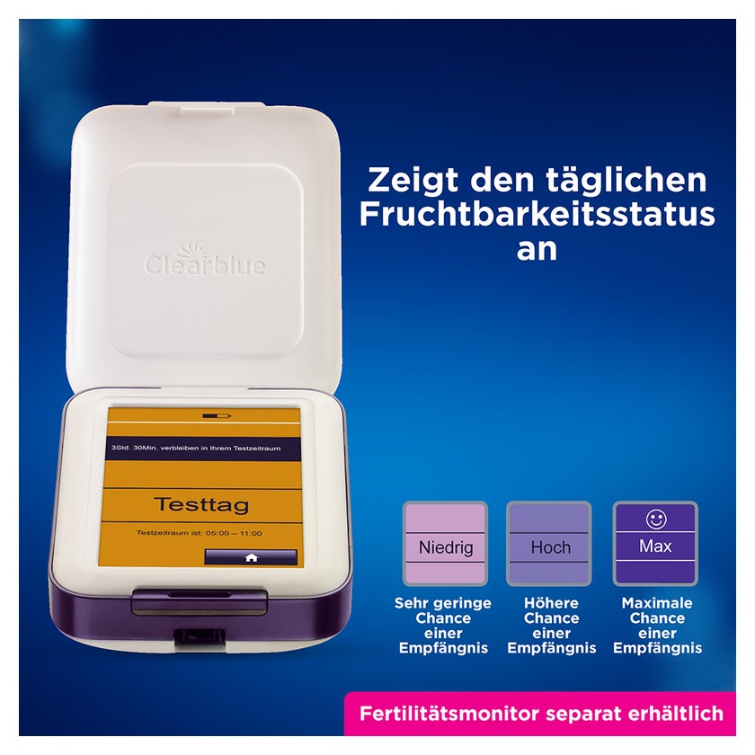 Clearblue Fertilitätsmonitor Teststäbchen 33 St