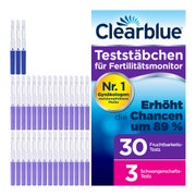 Produktabbildung: Clearblue Fertilitätsmonitor Teststäbchen 33 St