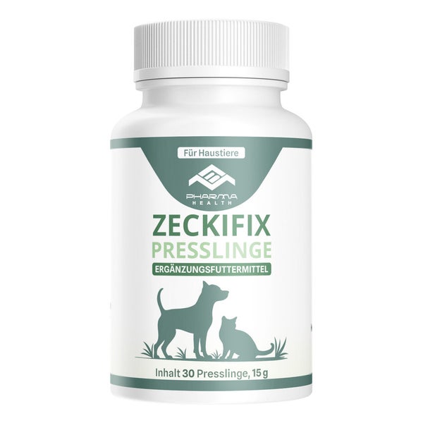 Pharma Health | Zeckifix Presslinge | Für Haustiere 30 St