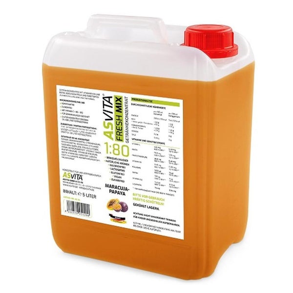 ASVita Fresh Mix Mineralgetränk 1:80 - Waldfrucht 5 l