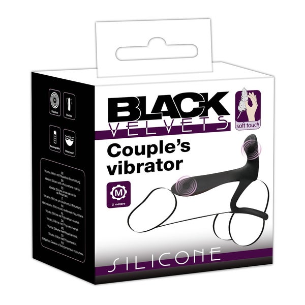 Black Velvets - Couples Vibrator 1 St