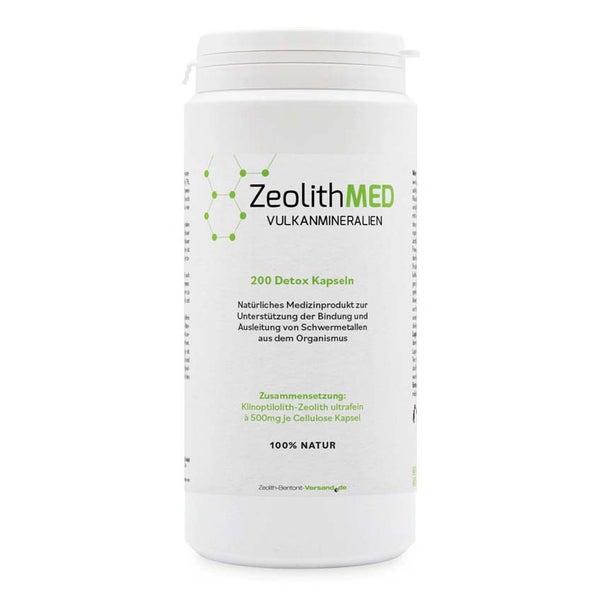 Zeolith MED Detox Kapseln 200 St