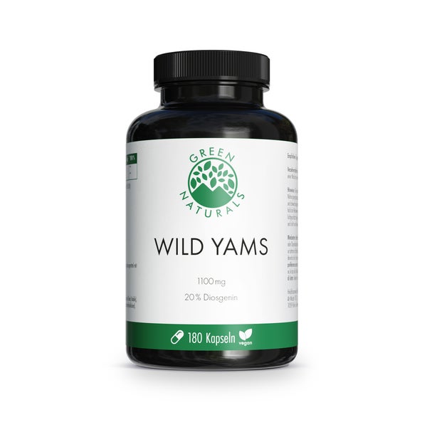 Green Naturals Wild Yam Hochdosiert Vegan 180 St