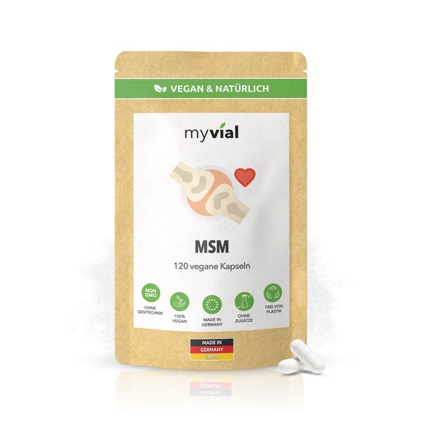 myvial® MSM 120 Kapseln vegan 120 St