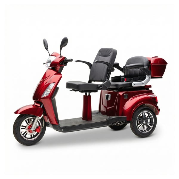 E-Seniorenmobil Billy 2.0, Blei-Akku, 3-Rad, 1000 Watt, Rot 1 St