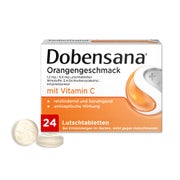 Produktabbildung: Dobensana Orangengeschmack 1,2mg/0,6mg Lutschtabl. 24 St