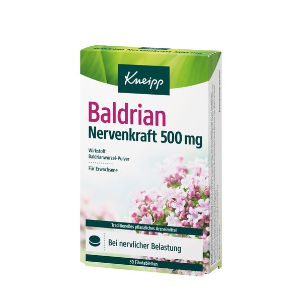 Kneipp Baldrian Nervenkraft 500 Mg Filmtabletten 30 St