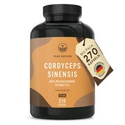 Cordyceps Sinensis Kapseln - 40% Polysaccharide, Made in DE 270 St