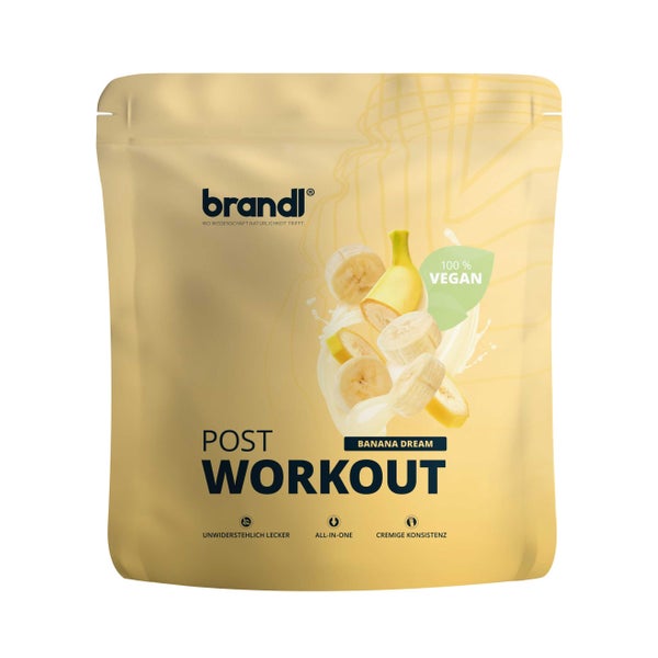 brandl® Protein-Pulver All-in-One VEGAN Banane | veganes Eiweißpulver aus Protein, Kreatin, Elektrolyten & Superfoods 1000 g