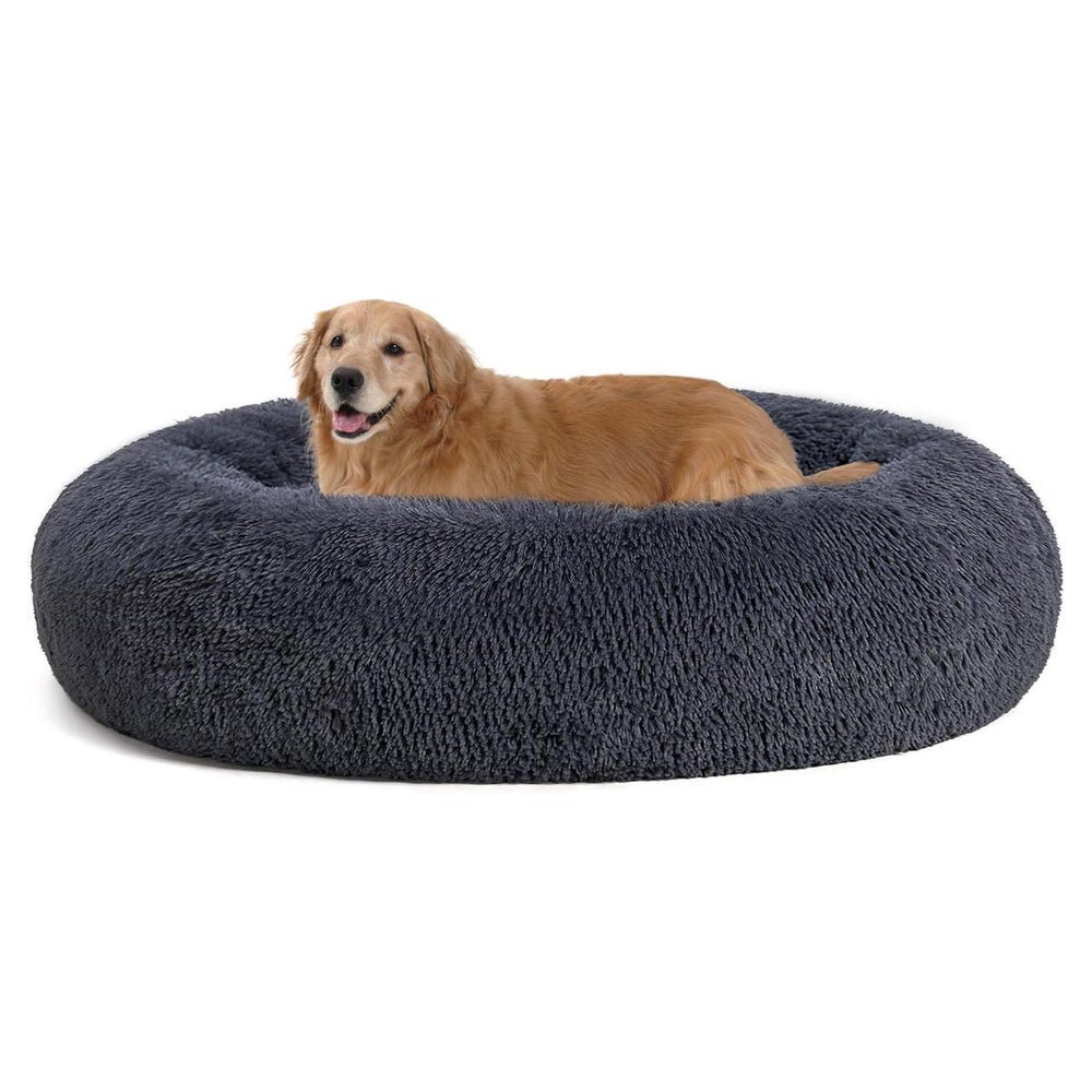 Hundebett orthopädisches rund Donut L 120 x B 120 x H 20 cm 1 St