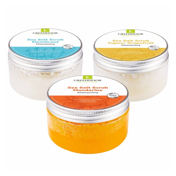GREENDOOR Körperpeeling Sea Salt Scrub Set FRESH 840 g