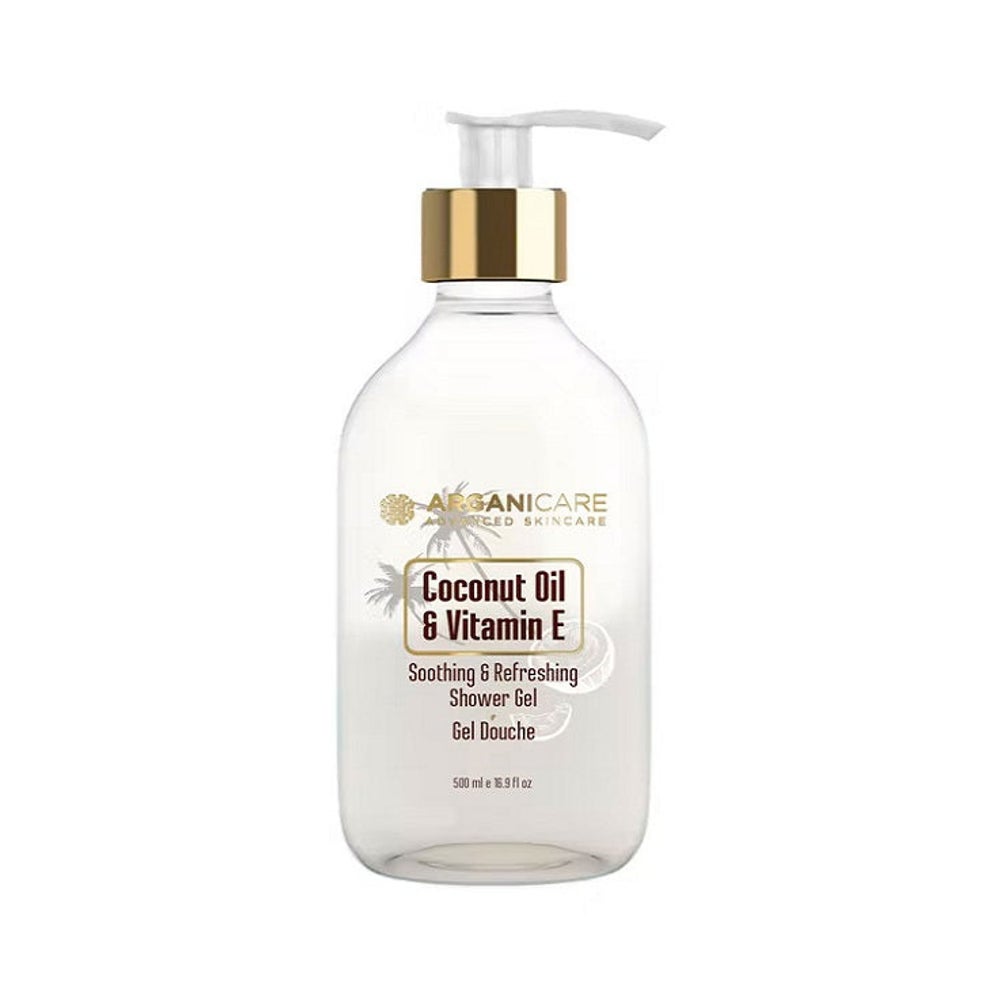 Arganicare Shower Gel - Coconut &amp; Vitamin E - Bottle 500 ml 1 St