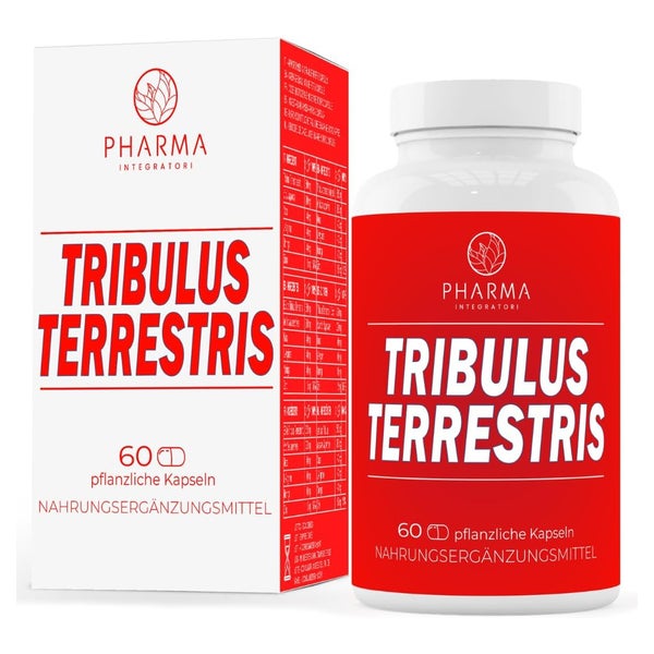 PHARMA INTEGRATORI Tribulus terrestris mit Maca, und Moringa 60 St