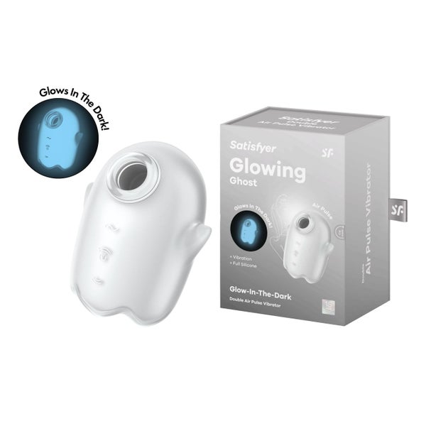 Satisfyer - Glowing Ghost Air Pulse & Vibrator weiß 1 St