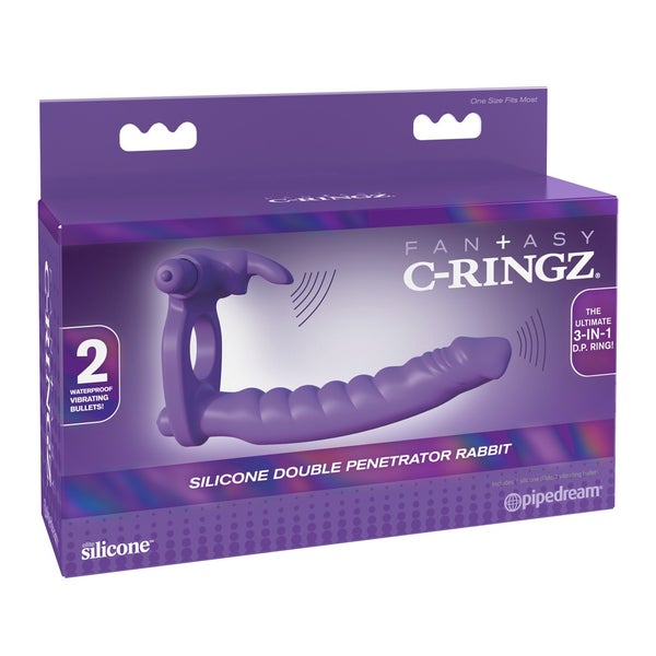 Fantasy C-Ringz - Vibro-Penisring und Hasen-Klitorisreizer 1 St