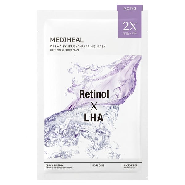 MEDIHEAL Derma Synergy Wrapping Tuchmaske Retinol X LHA Pore 25 ml