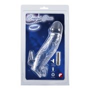 Crystal - Penis Sleeve mit Verlängerung & Vibration 1 St