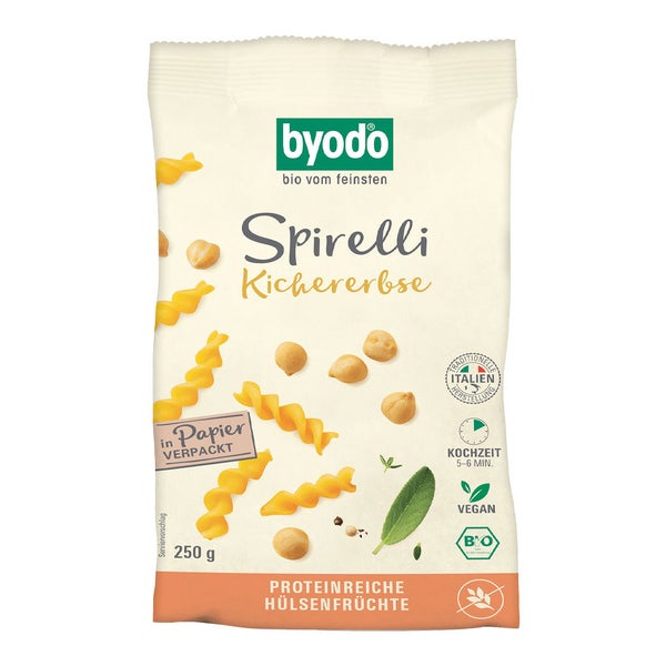 BYODO Spirelli Kichererbse 250 g
