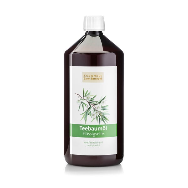 Sanct Bernhard Teebaumöl-Flüssigseife 1 Liter 1000 ml