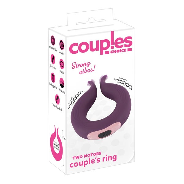 Couples Choice - Duo Ring - Paarvibrator mit zwei Motoren 1 St