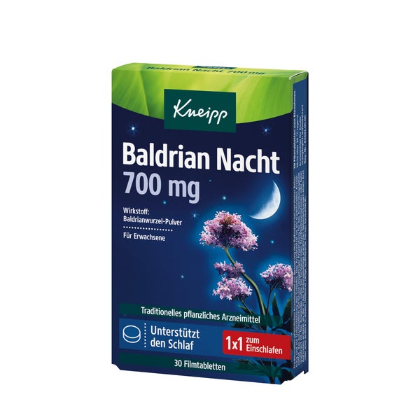 KNEIPP Baldrian Nacht 700mg 30 St