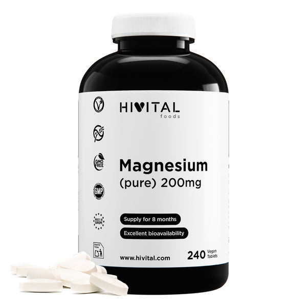 Magnesium 200 mg aus Magnesiumcitrat | 240 Tabletten 240 St