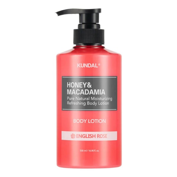 Honey & Macadamia Pure Body Lotion English Rose 500 ml