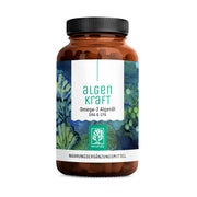 Omega 3 Algenöl Kapseln - hochdosierte nachhaltige DHA & EPA Algenkulturen -  ALGENKRAFT - 60 vegane Kapseln - NATURTREU® 60 St