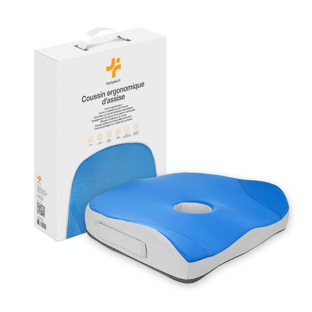 INPHYSIO Ergonomisches Sitzkissen, Memory-Schaum 1 St