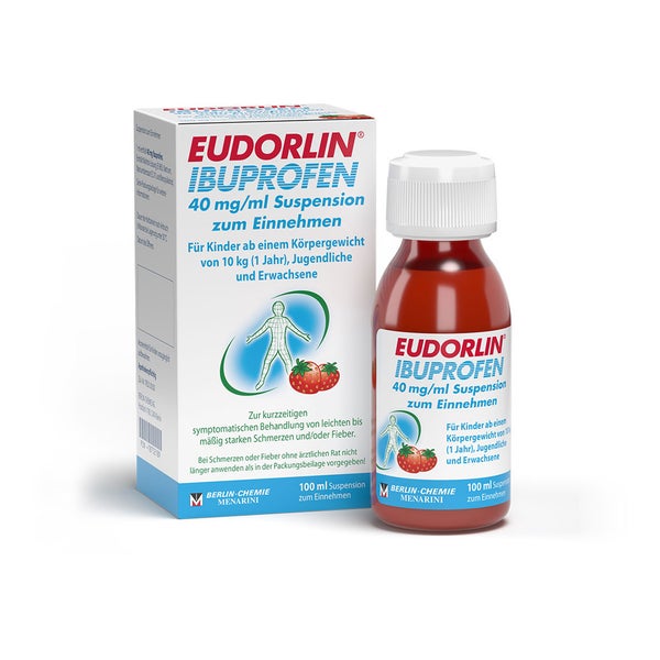 Eudorlin Ibuprofen 40mg/ml Suspension Z. Einnehmen 100 ml