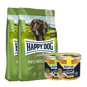 Happy Dog Sensible Neuseeland + Happy Dog Snack Drinks 26 kg